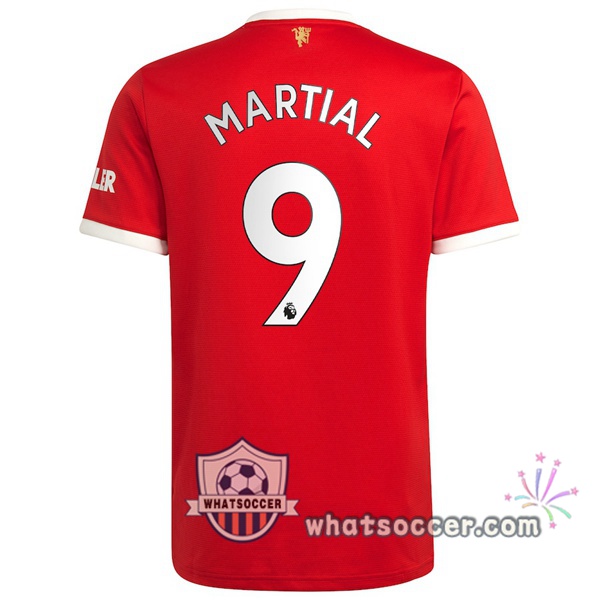 Manchester United (Martial 9) Home Soccer Jerseys 2021-2022