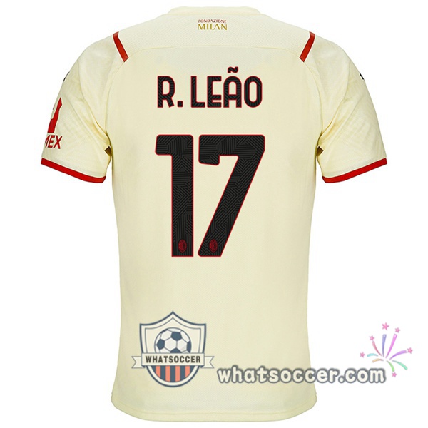AC Milan (R. LEÃO 17) Away Soccer Jerseys 2021-2022
