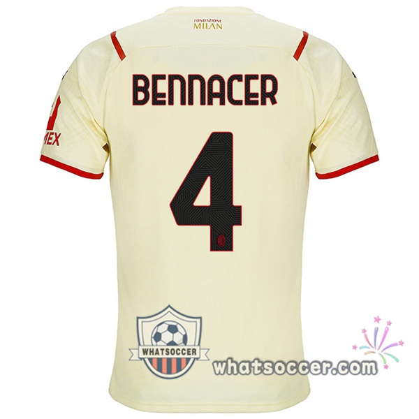 AC Milan (BENNACER 4) Away Soccer Jerseys 2021-2022