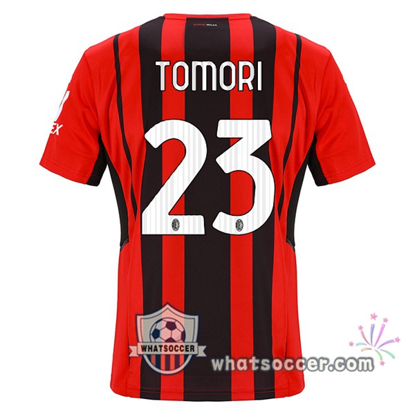 AC Milan (TOMORI 23) Home Soccer Jerseys 2021-2022