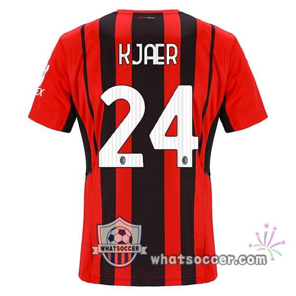 AC Milan (KJÆR 24) Home Soccer Jerseys 2021-2022