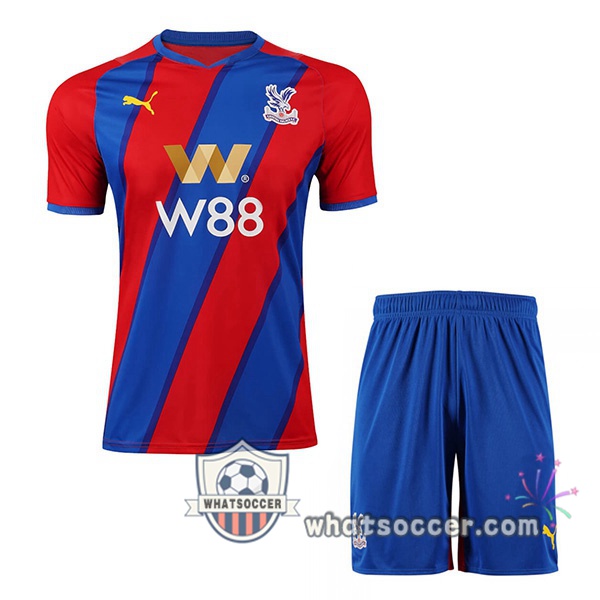 Crystal Palace FC Kids Home Soccer Jerseys 2021-2022