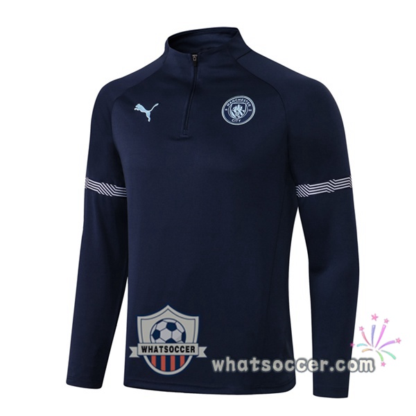 Manchester City Blue Royal Soccer Sweater 2021-2022