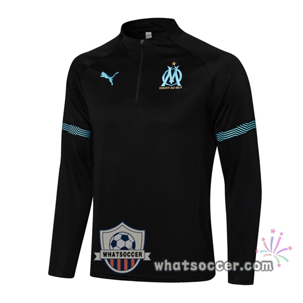 Marseille OM Black Soccer Sweater 2021-2022