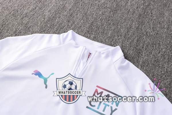 Manchester City White Tracksuit 2021-2022