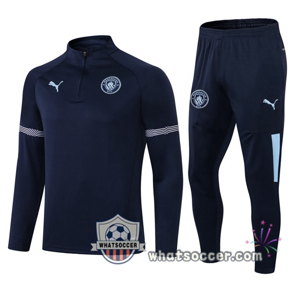 Manchester City Blue Royal Tracksuit 2021-2022