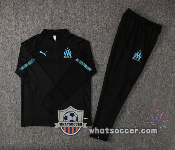Marseille OM Black Tracksuit 2021-2022