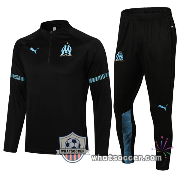 Marseille OM Black Tracksuit 2021-2022