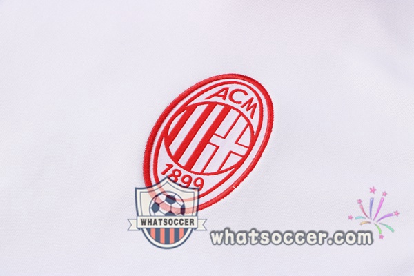 AC Milan Training T-Shirts + Pants White Red 2021-2022