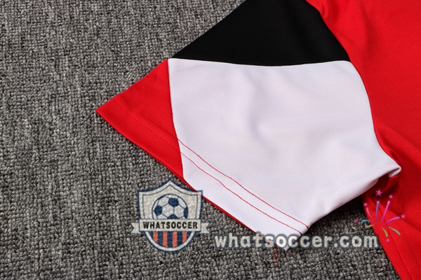 AC Milan Training T-Shirts + Pants Red White 2021-2022