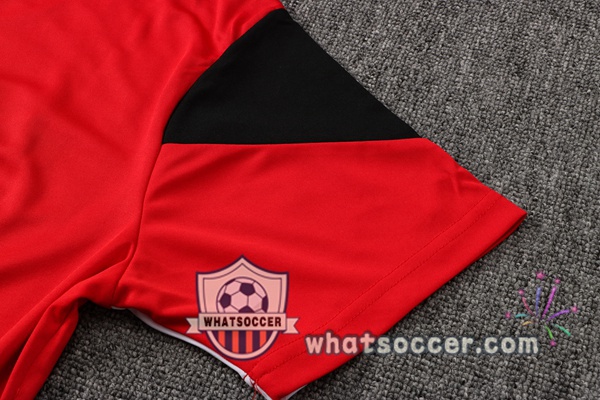 AC Milan Training T-Shirts + Pants Red White 2021-2022