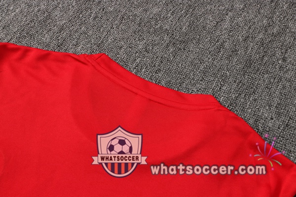 AC Milan Training T-Shirts + Pants Red White 2021-2022