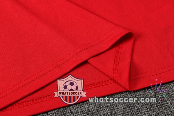 AC Milan Training T-Shirts + Pants Red White 2021-2022