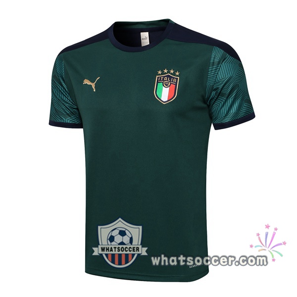 Italy Green Training T-Shirts 2021-2022
