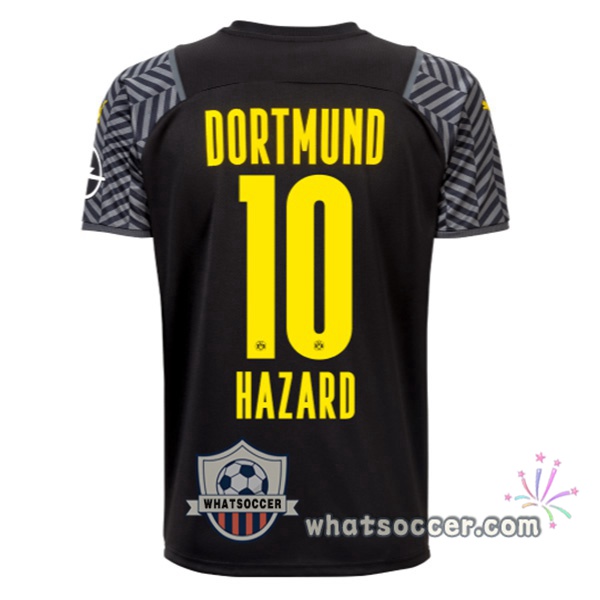 Dortmund BVB (Hazard 10) Away Soccer Jerseys 2021-2022