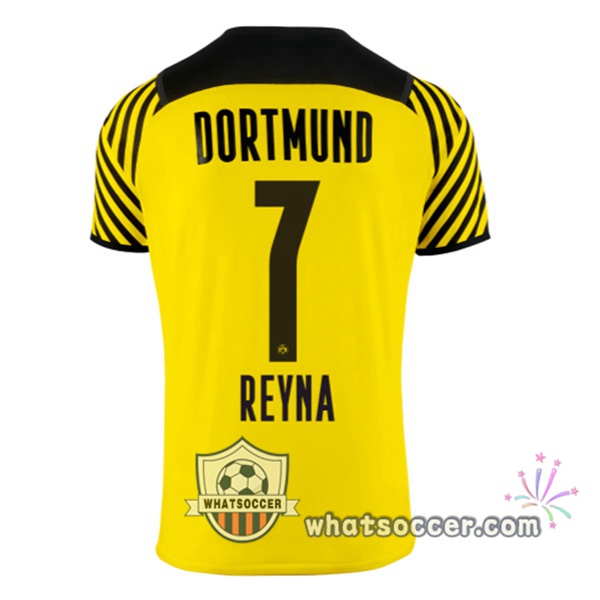 Dortmund BVB (Reyna 7) Home Soccer Jerseys 2021-2022