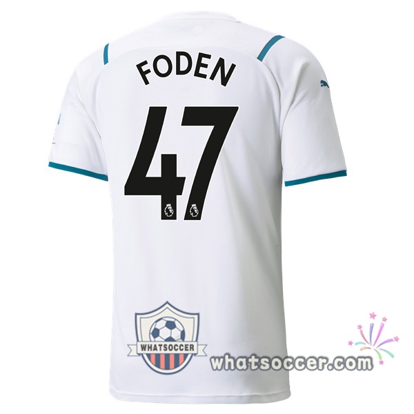 Manchester City (FODEN 47) Away Soccer Jerseys 2021-2022