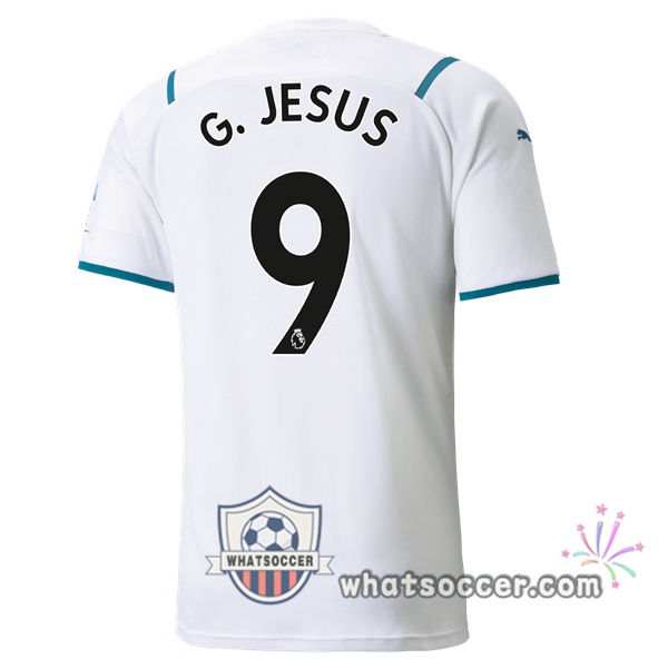 Manchester City (G.JESUS 9) Away Soccer Jerseys 2021-2022