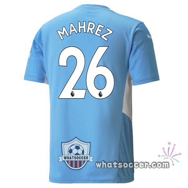 Manchester City (MAHREZ 26) Home Soccer Jerseys 2021-2022