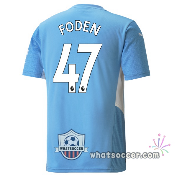 Manchester City (FODEN 47) Home Soccer Jerseys 2021-2022