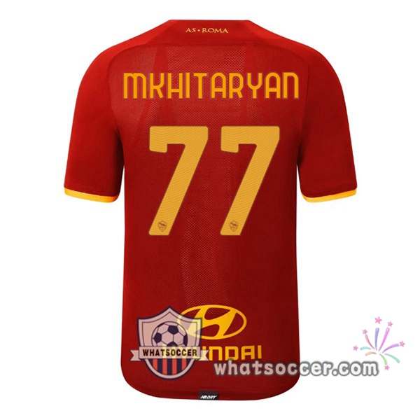 AS Roma (MKHITARYAN 77) Home Soccer Jerseys 2021-2022