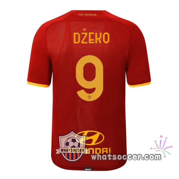 AS Roma (DŽEKO 9) Home Soccer Jerseys 2021-2022