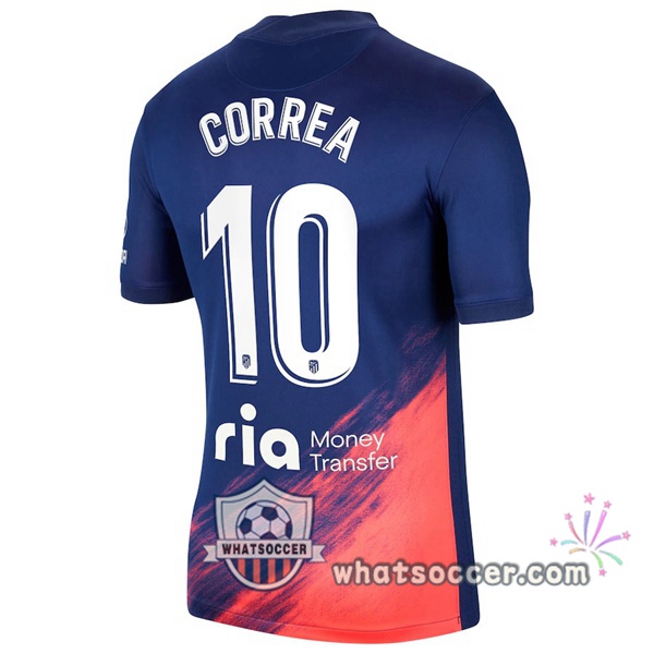 Atletico Madrid (Correa 10) Away Soccer Jerseys 2021-2022