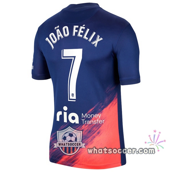 Atletico Madrid (João Félix 7) Away Soccer Jerseys 2021-2022