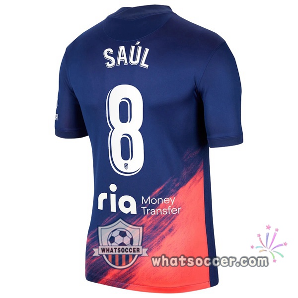 Atletico Madrid (Saúl 8) Away Soccer Jerseys 2021-2022