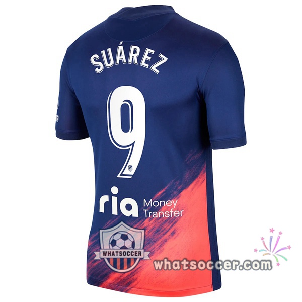 Atletico Madrid (Suárez 9) Away Soccer Jerseys 2021-2022
