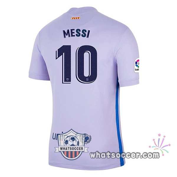 FC Barcelona (MESSI 10) Kids Away Soccer Jerseys 2021-2022
