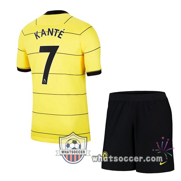 FC Chelsea (KANTÉ 7) Kids Away Soccer Jerseys 2021-2022