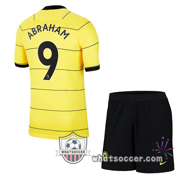 FC Chelsea (ABRAHAM 9) Kids Away Soccer Jerseys 2021-2022