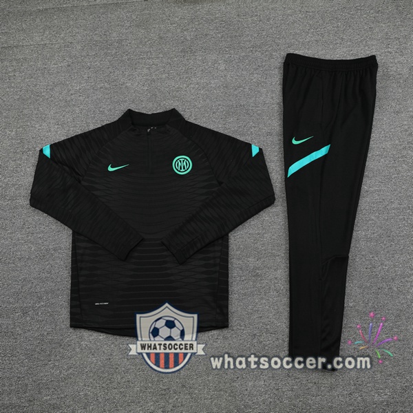 Inter Milan Black Tracksuit 2021-2022