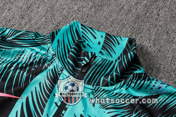 FC Barcelona Green Black Training Jacket 2021-2022