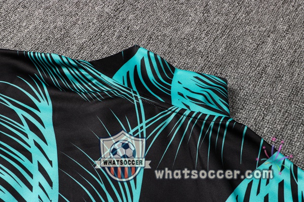 FC Barcelona Green Black Training Jacket 2021-2022