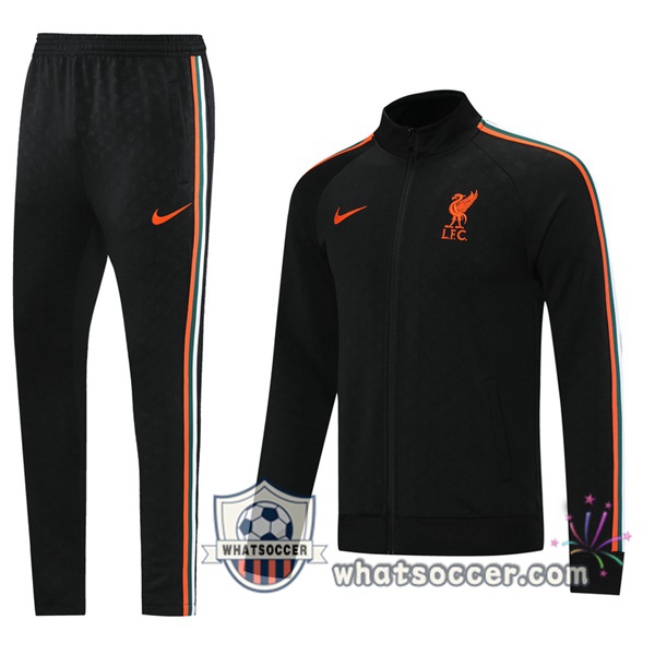 FC Liverpool Black Training Jacket 2021-2022
