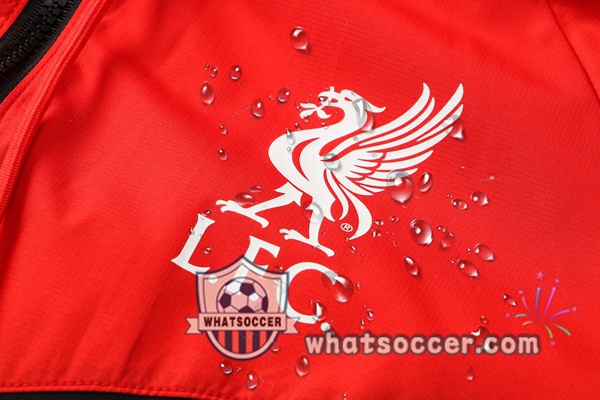 FC Liverpool Red Black Windbreaker 2021-2022