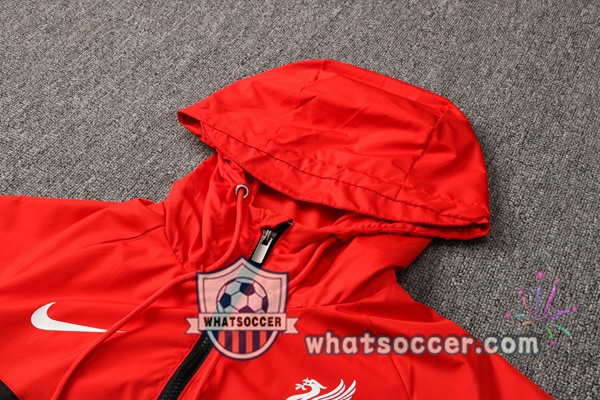 FC Liverpool Red Black Windbreaker 2021-2022