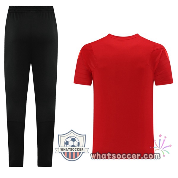 FC Liverpool Training T-Shirts + Pants Red 2021-2022