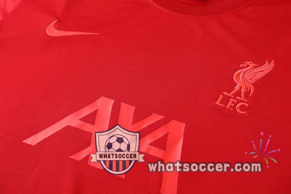 FC Liverpool Training T-Shirts + Pants Red 2021-2022