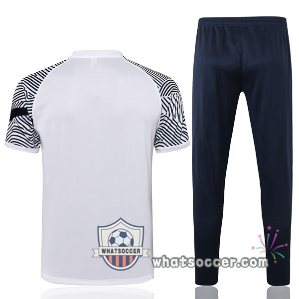 France Training T-Shirts + Pants White 2021-2022