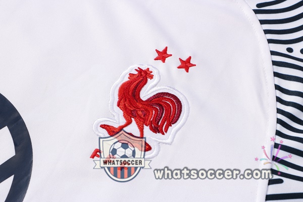 France Training T-Shirts + Pants White 2021-2022