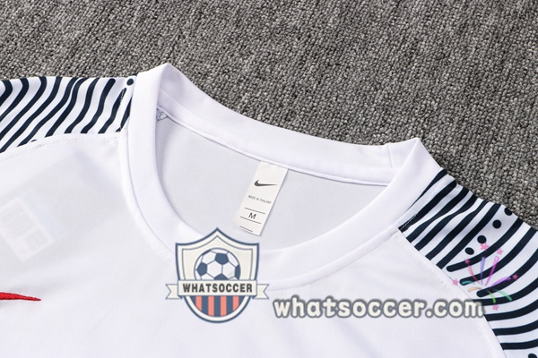 France Training T-Shirts + Pants White 2021-2022