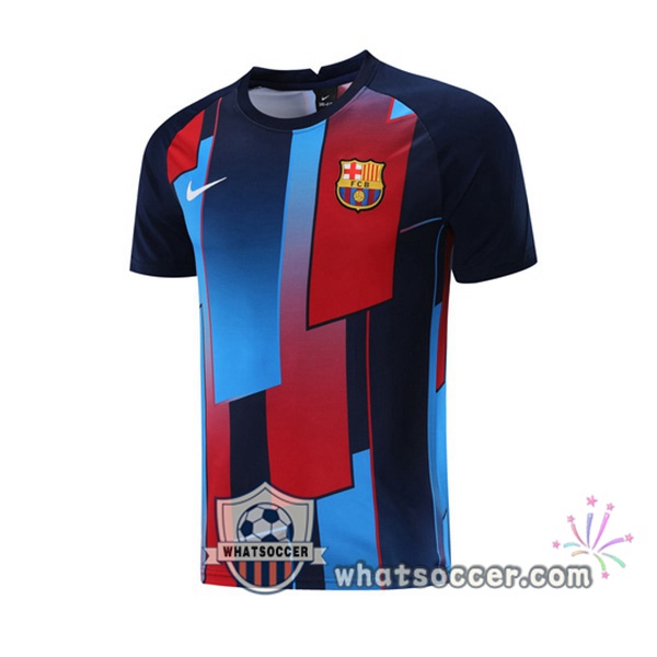 FC Barcelona Blue Red Training T-Shirts 2021-2022