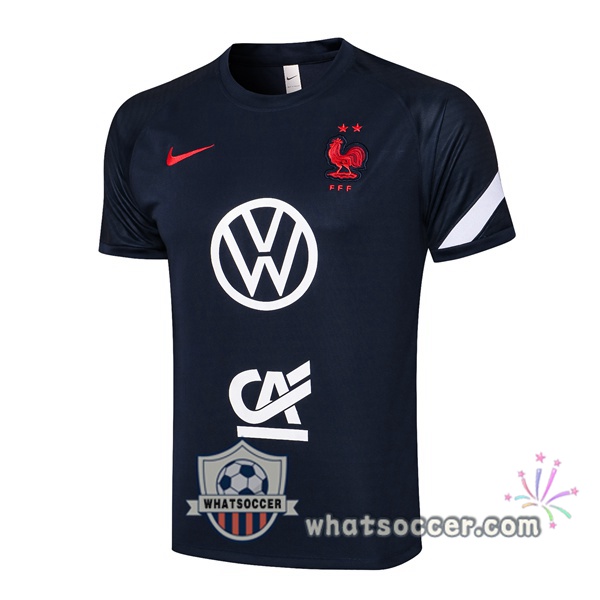 France Blue Royal Training T-Shirts 2021-2022