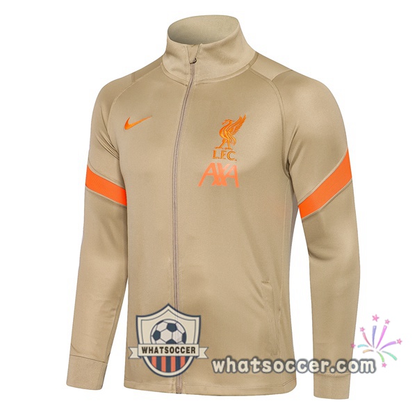 FC Liverpool Yellow Soccer Jacket 2021-2022