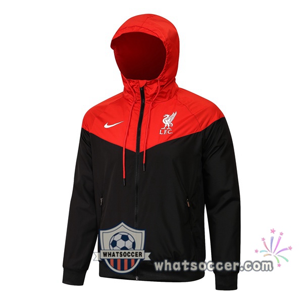 FC Liverpool Red Black Windbreaker 2021-2022