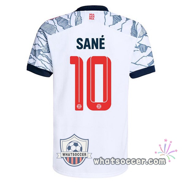 Bayern Munich (Sané 10) Third Soccer Jerseys 2021-2022