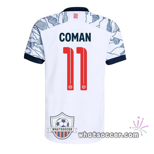 Bayern Munich (Coman 11) Third Soccer Jerseys 2021-2022